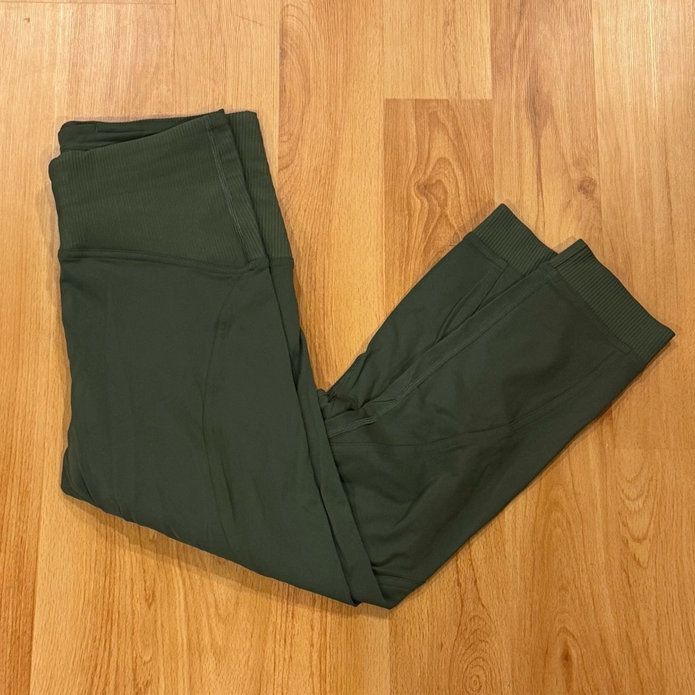 Lululemon Train Free High-Rise Crop- Algae green